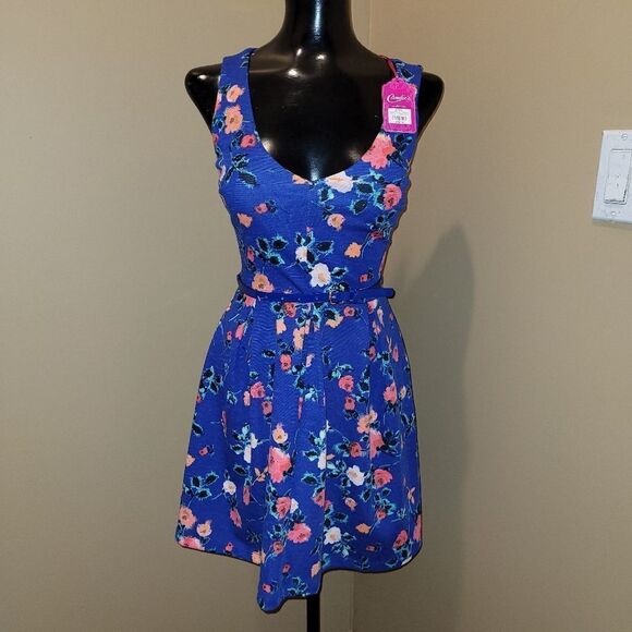Candies mini floral Dress  nwt - Picture 1 of 7